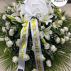 arreglo fúnebre cubre caja celestial