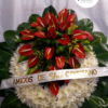 corona fúnebre mis condolencias