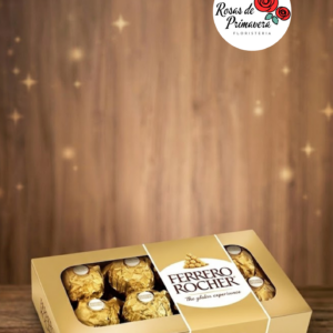 caja de chocolates ferrero por 8 unidades